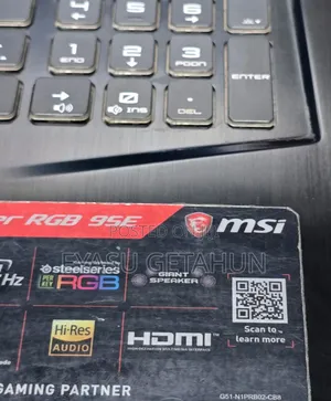 New Laptop MSI MSI Sword 15 16GB Intel Core I7 SSD 512GB