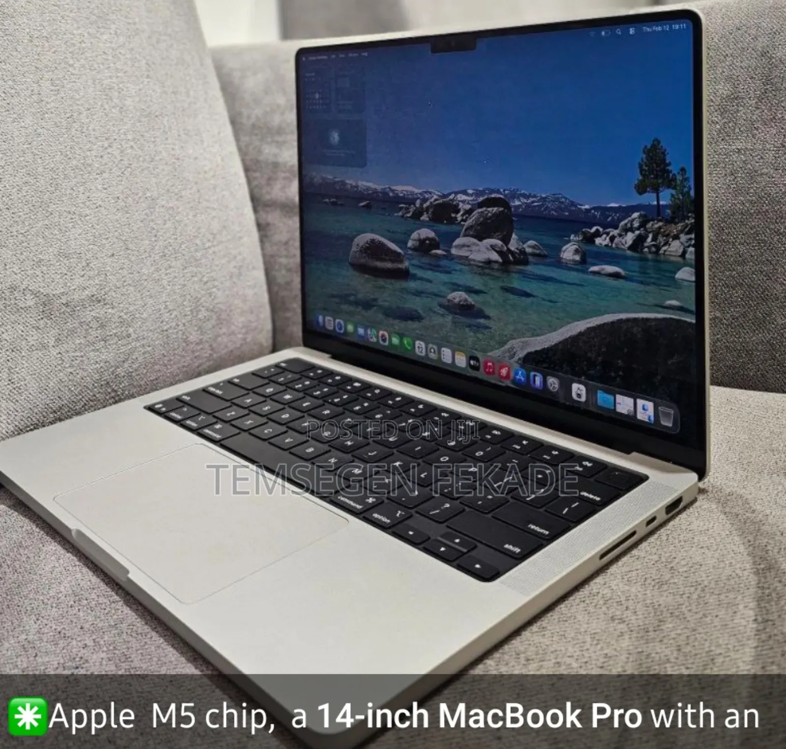 New Laptop Apple Macbook Pro 2025 M5 14-Inch 16GB Apple M5 SSD 512GB