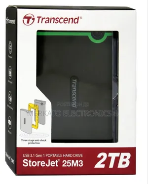 Transcend 2tb External Hard Disk Drive | Hdd New
