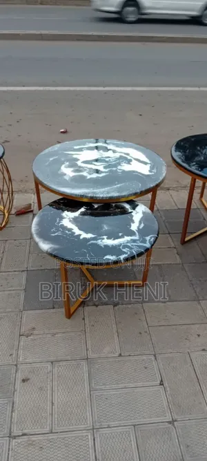 Epoxy Sofa Table