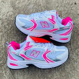 New Balance 530 White/Pink Fashion Sneaker