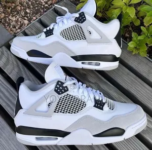 Nike Air Jordan 4 Military Black Unisex Fashion Sneaker