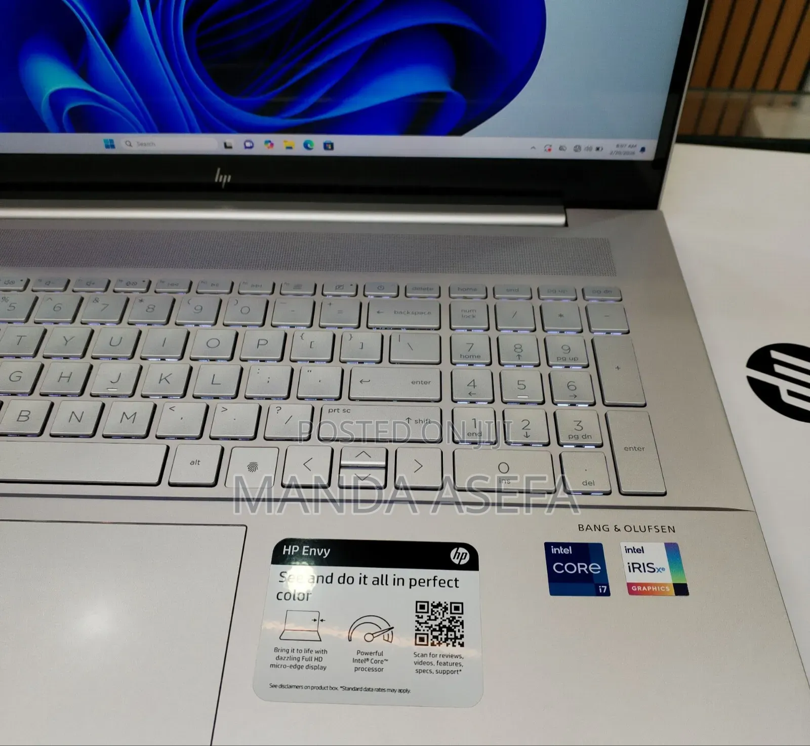 New Laptop HP Envy 17 16GB Intel Core i7 SSD 512GB