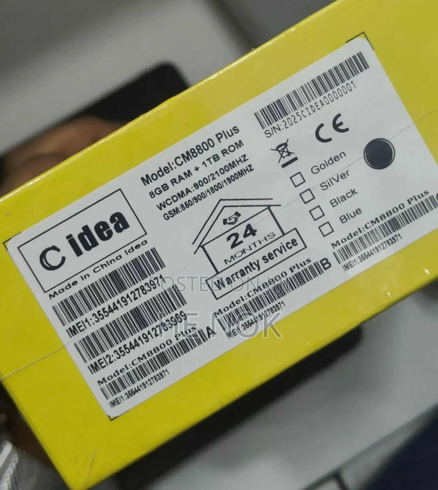 New C idea CM8800 Plus 1 TB Black