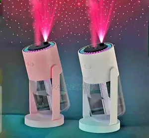 2-in-1 Desktop Usb Humidifier And Starry Sky Night Light Projector.