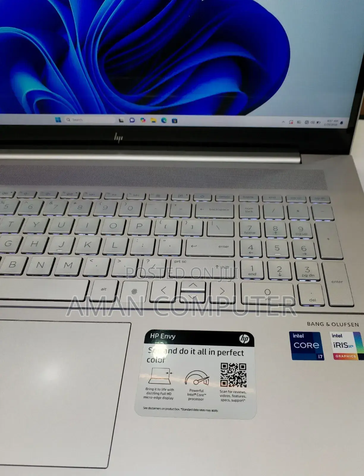 New Laptop HP Envy 17 16GB Intel Core i7 SSD 512GB