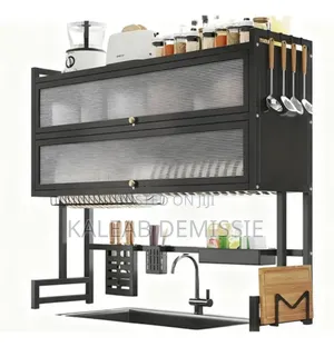 Upgraded And High Capacity Kitchen Over Sink Utensils Storage Rack