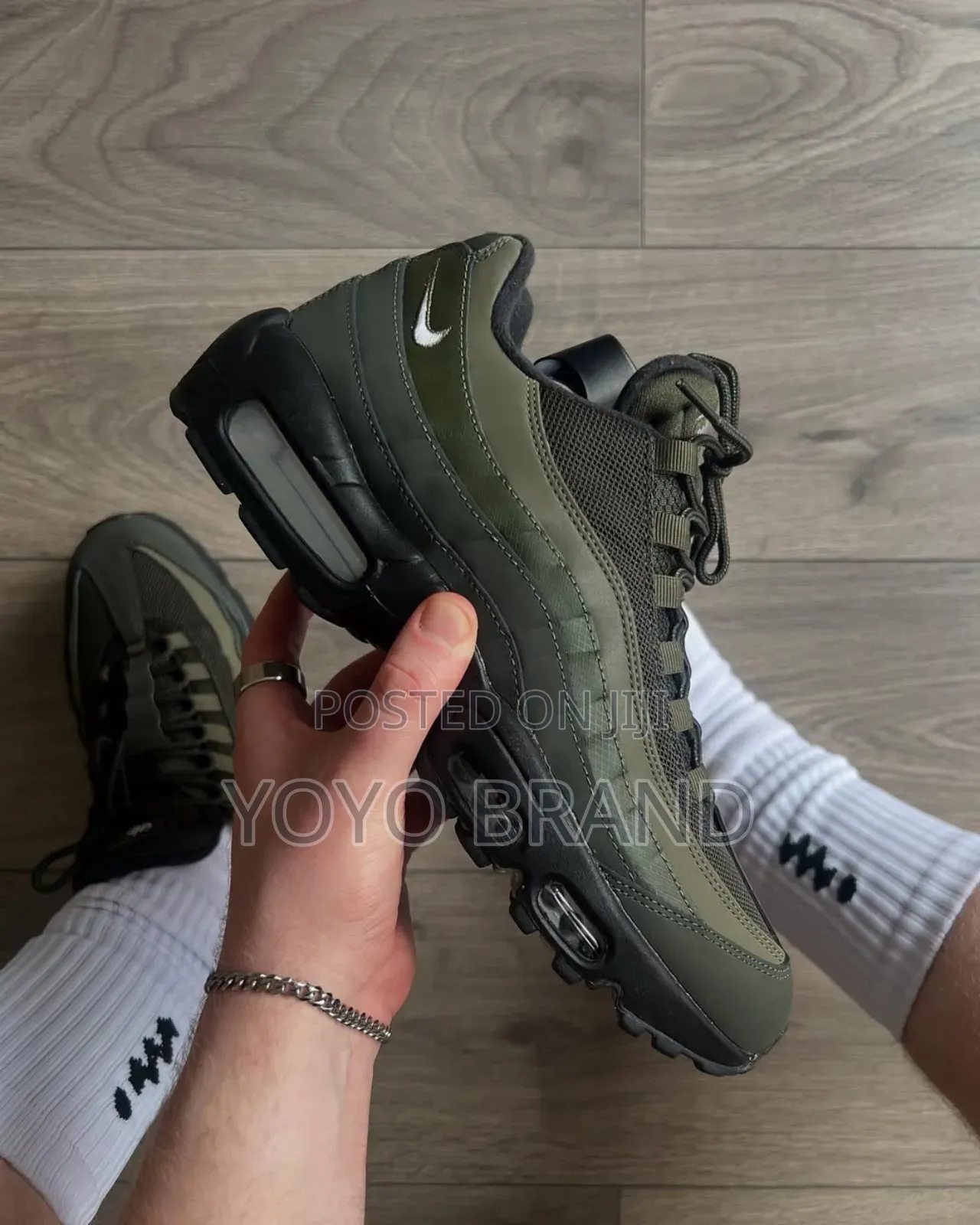 Nike Air Max 95 ’’Olive Green Black Unisex Fashion Sneaker