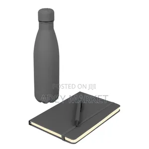 Giftology Set Of Stainless Bottle, Notebook And Pen