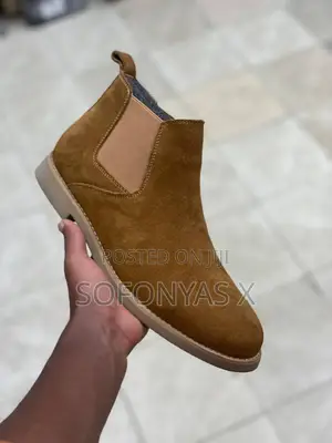 Casol Footwear Premium Suede Chelsea Boots