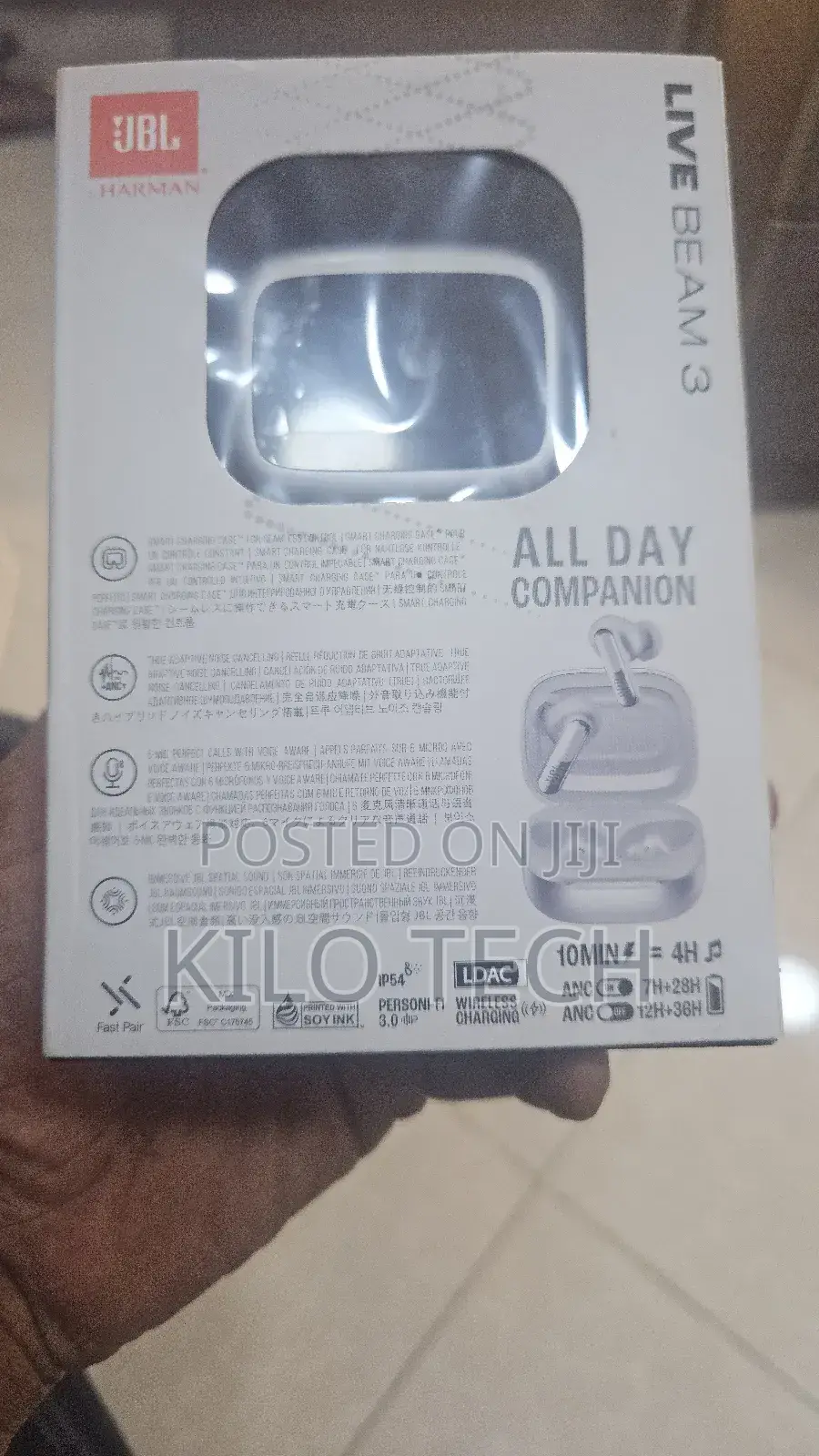 JBL Live Beam 3 Wirless Headphones