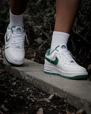 Nike Air Force 1low ’Four Horse Man’White/Green Lather Unisex Sneaker