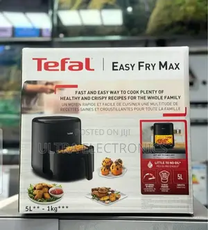 Air Fryer Tefal Easy Fry Max Specifically the 5l Black Model.