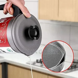 1.7l Stainless Steel Oil Filter Pot - Kitchen Essential