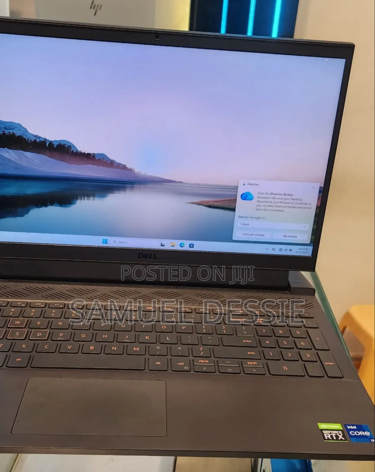 New Laptop Dell G15 5535 16GB Intel Core i7 SSD 512GB