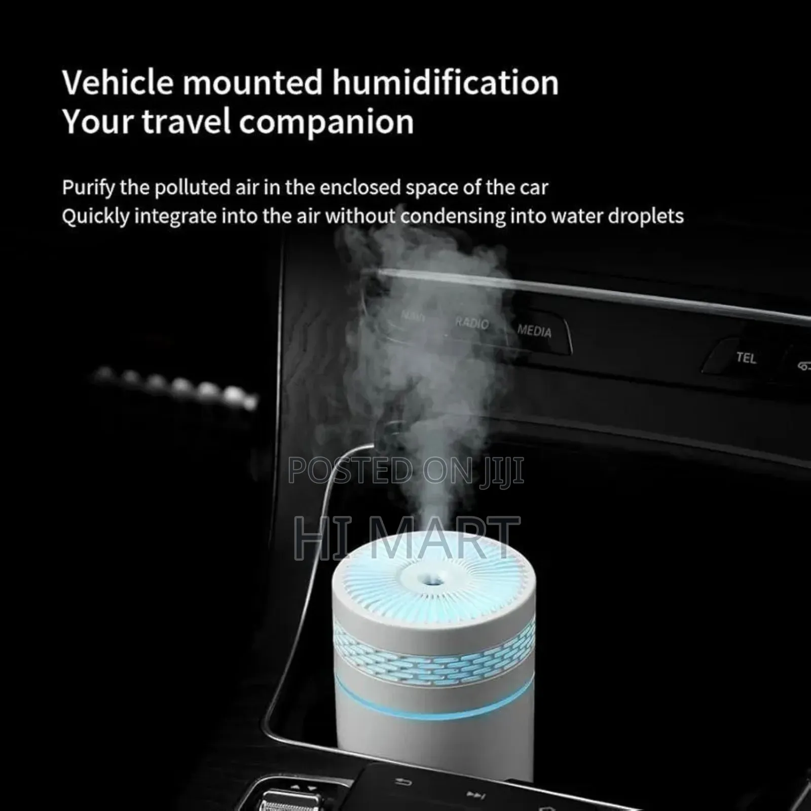 2in1 Smart Usb Car and Home Humidifier With Light