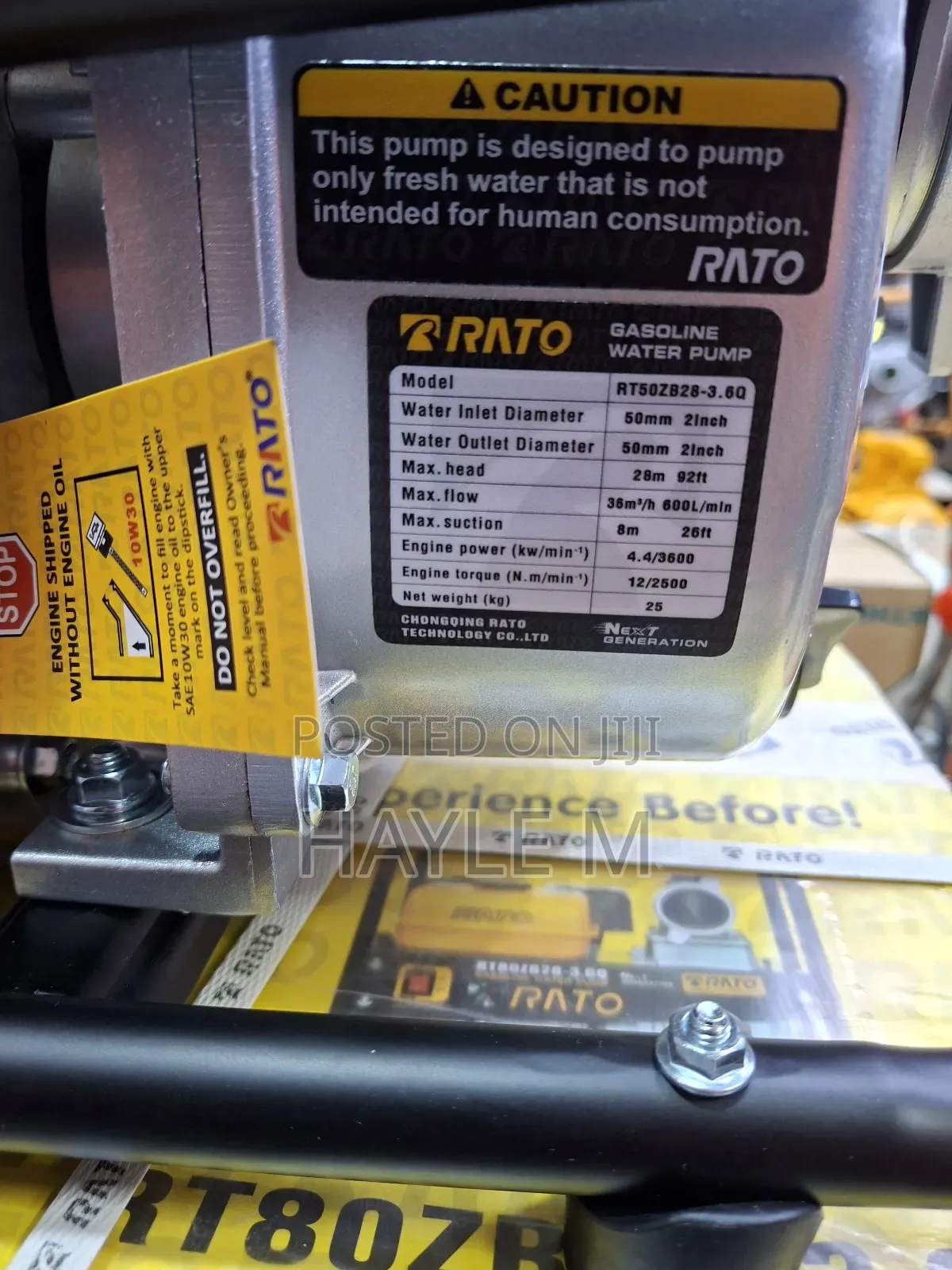 Rato Gasoline Water Pump 2''