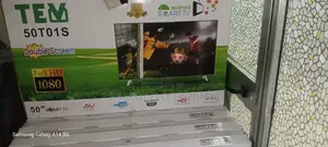 Tev Smart Tv 5o Inch Andrid Doubel Gelass New 2025 Model