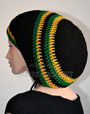 Jamaican Flag Rasta Handmade Rasta Hat Crochet Reggae Style