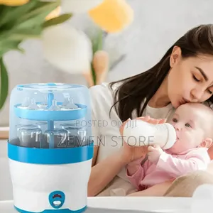 Baby Bottle Sterilizer - 6 ጡጦዎችን በአንድ ጊዜ የሚያፀዳ የጡጦ ማሽን