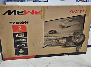 Mewe 50” Smart Android Tv – New Arrival | Double Glass | Big Screen