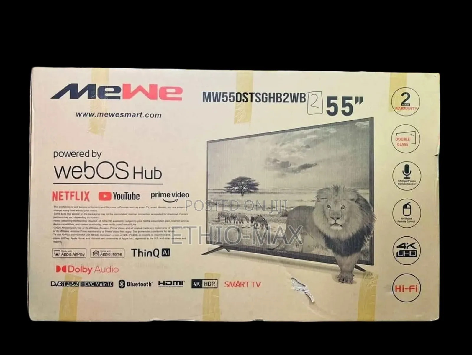 Mewe 55” Webos Hub Tv – Magic Remote | Smart | Big Screen