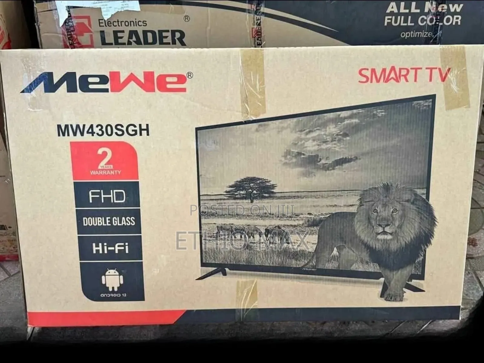 Mewe 43” Smart Android Tv 2026 – Double Glass | New Arrival