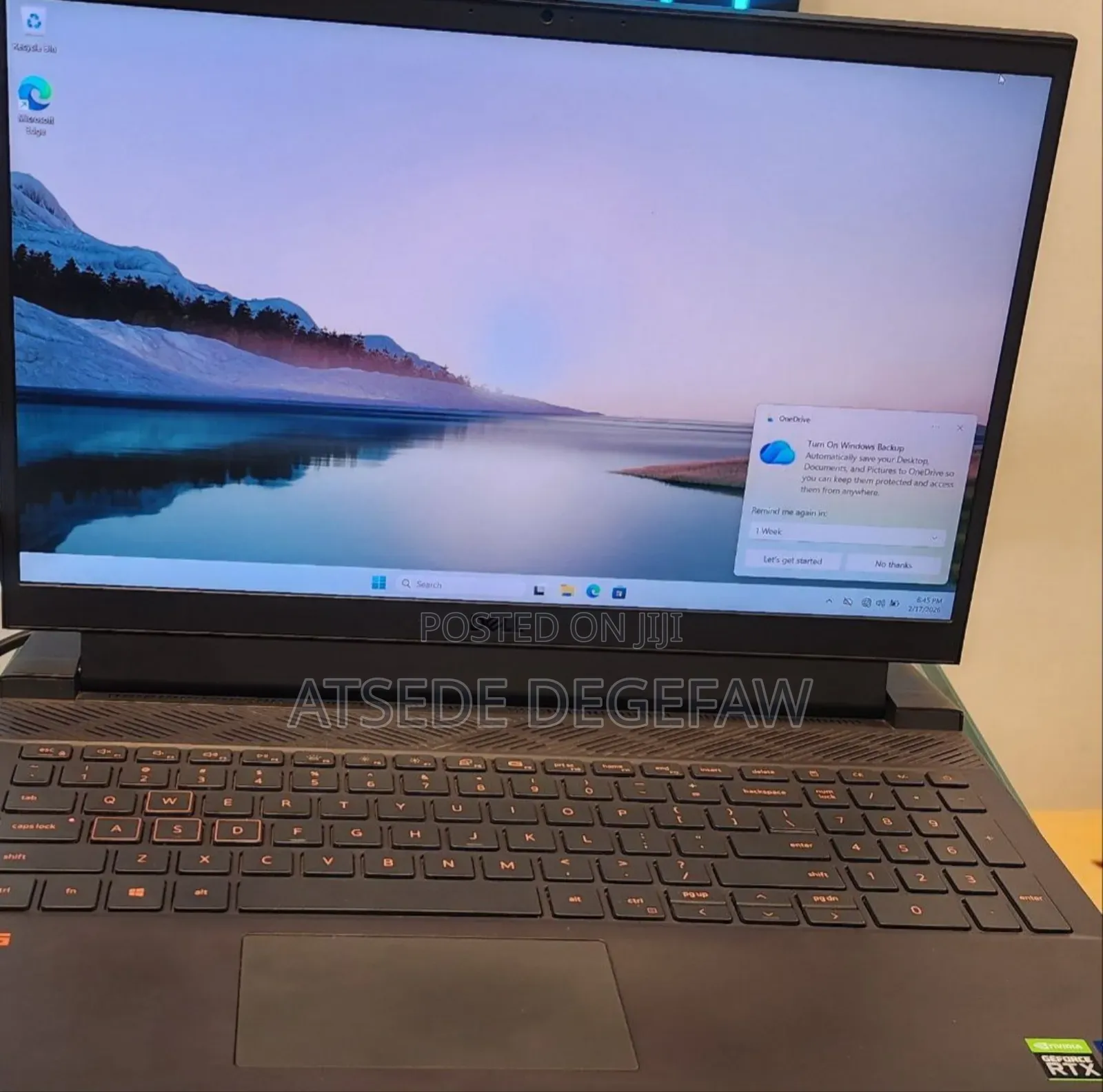 New Laptop Dell G15 5511 16GB Intel Core i7 SSD 512GB