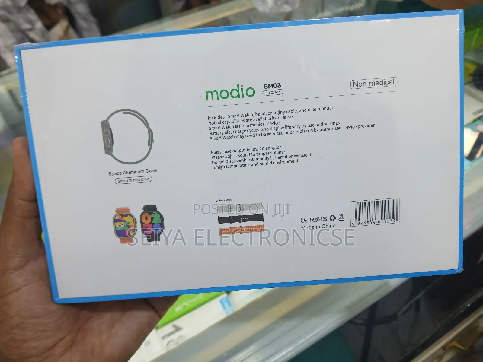 Modio Smartwatch Sm03 Sim Card Support, Camera Have