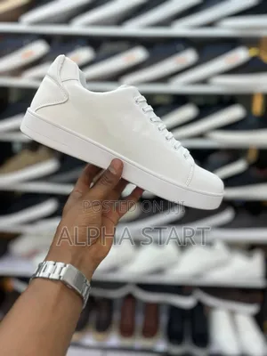 Lacoste Vol Full White Lather Flats Sneakers For Man's