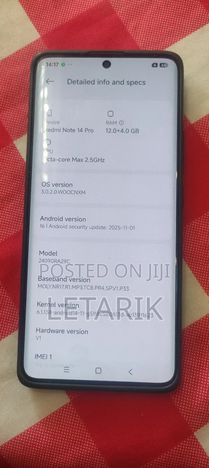 Xiaomi Redmi Note 14 Pro 5G 256 GB White