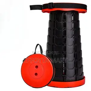 Portable Travel Retractable Stool Chair ተጣጣፊ ወንበር