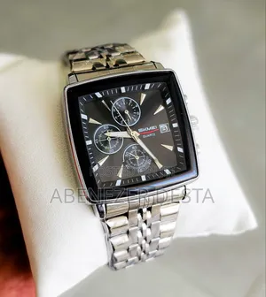 Skmei 2434 Men's Stainless Steel Quartz Chronograph Watch.