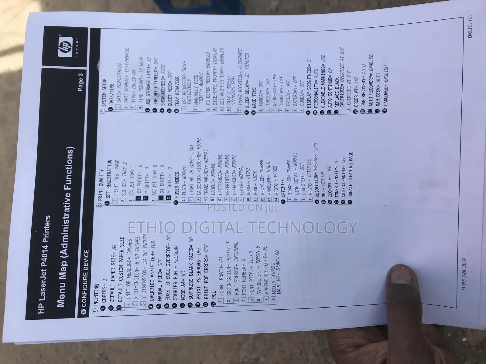 Hp 4014 Printer