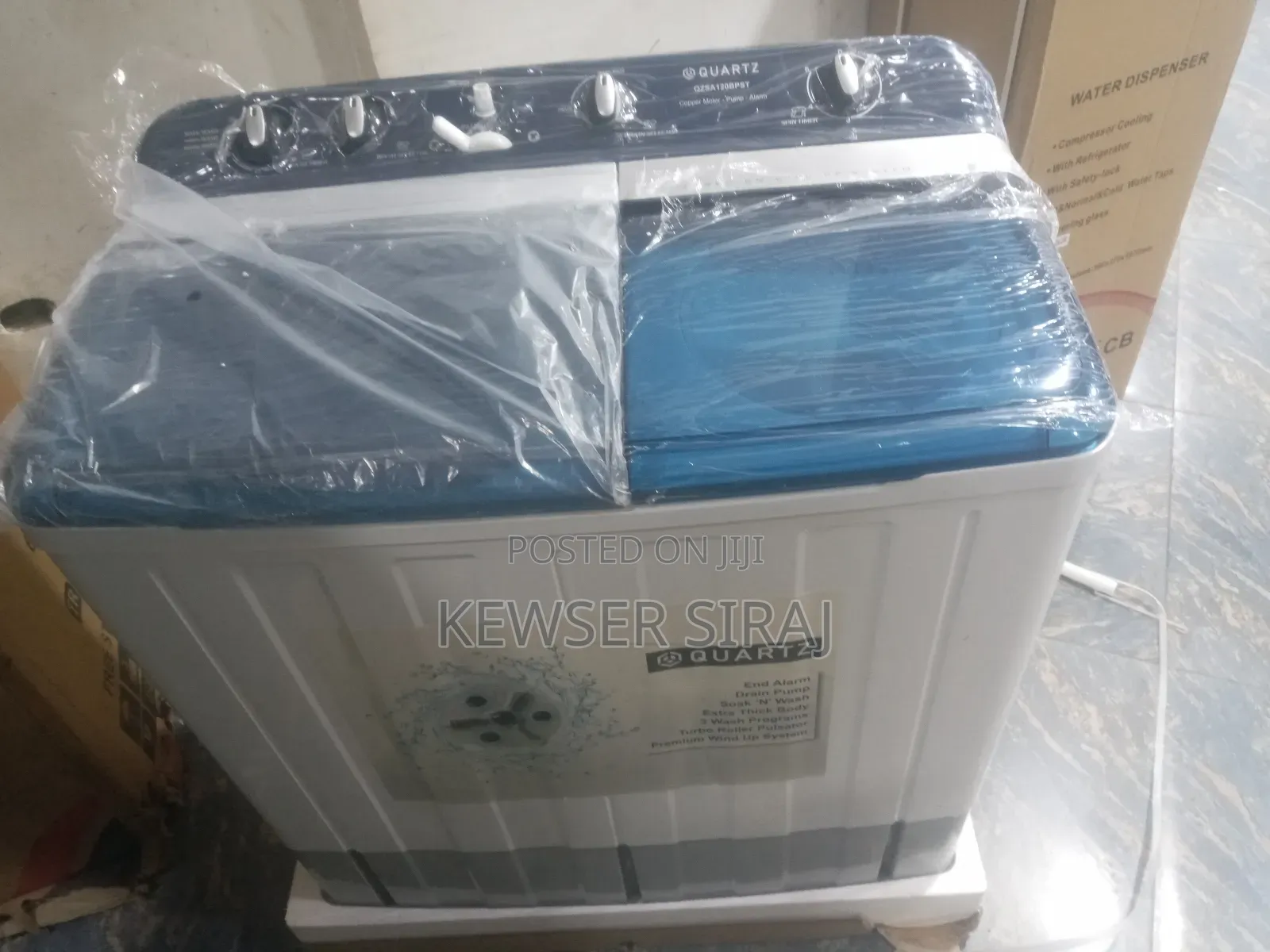 Quartz 12kg Washing Machine Manual System