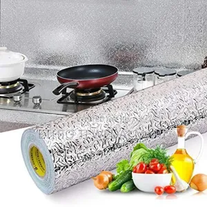 Oil Proof Waterproof Aluminum Foil Kitchen Sticker