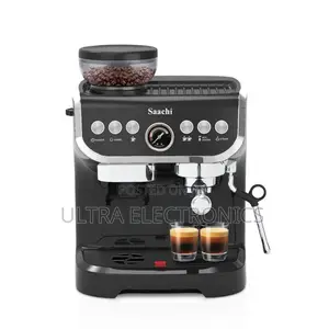 Saachi 19-Bar Coffee Maker With a Built-in Grinder, Model Nl-Cof-7066c