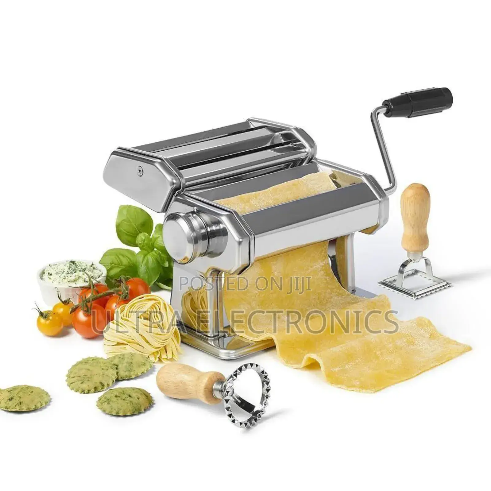 Pasta Maker Stainless Steel Machine For Rolling Dough And Cutting