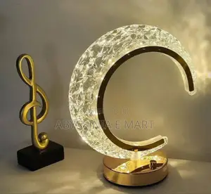 Usb Charging Led Crystal Table Lamp