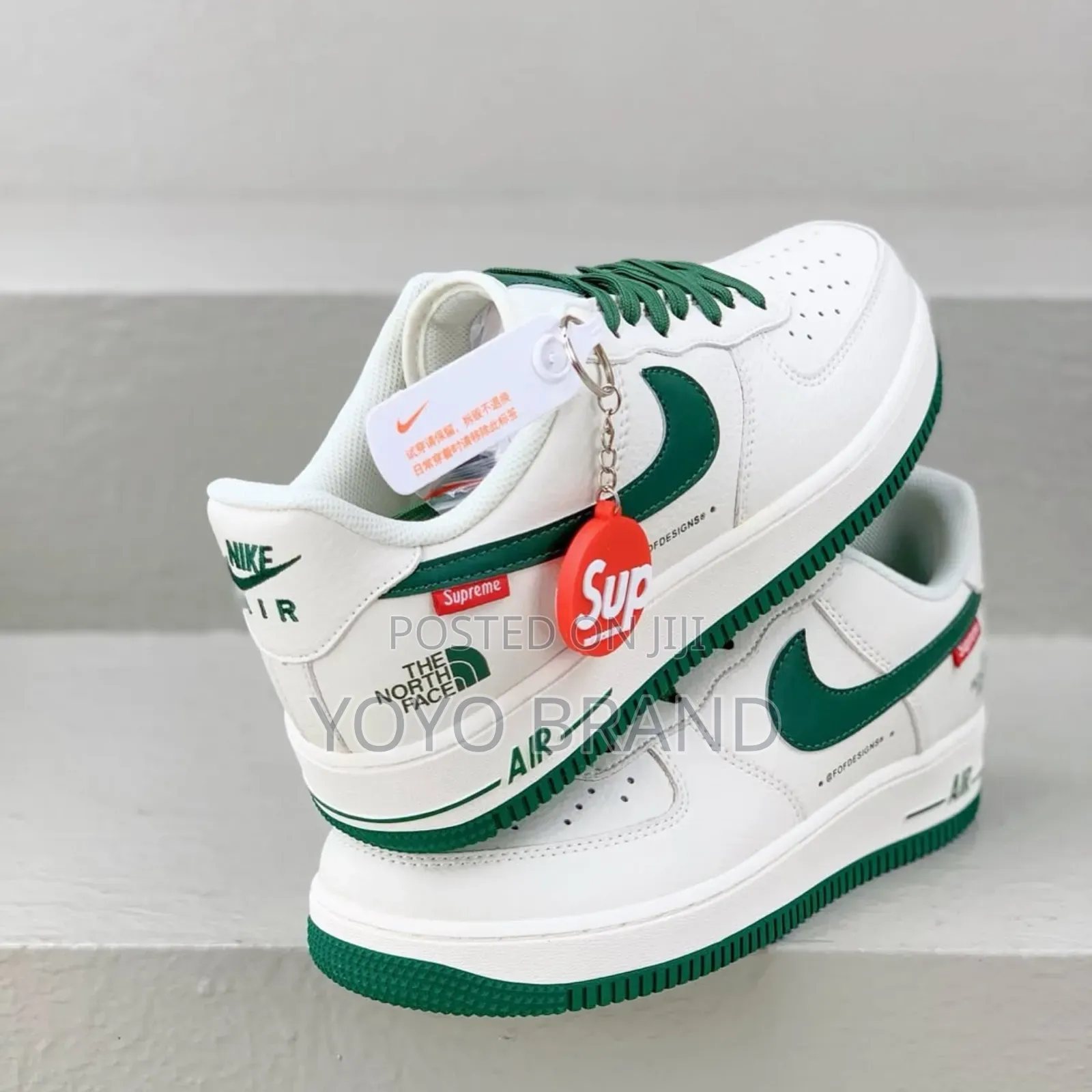 Nike Air Force 1 Low *The North Face White /Green Fashion Sneaker