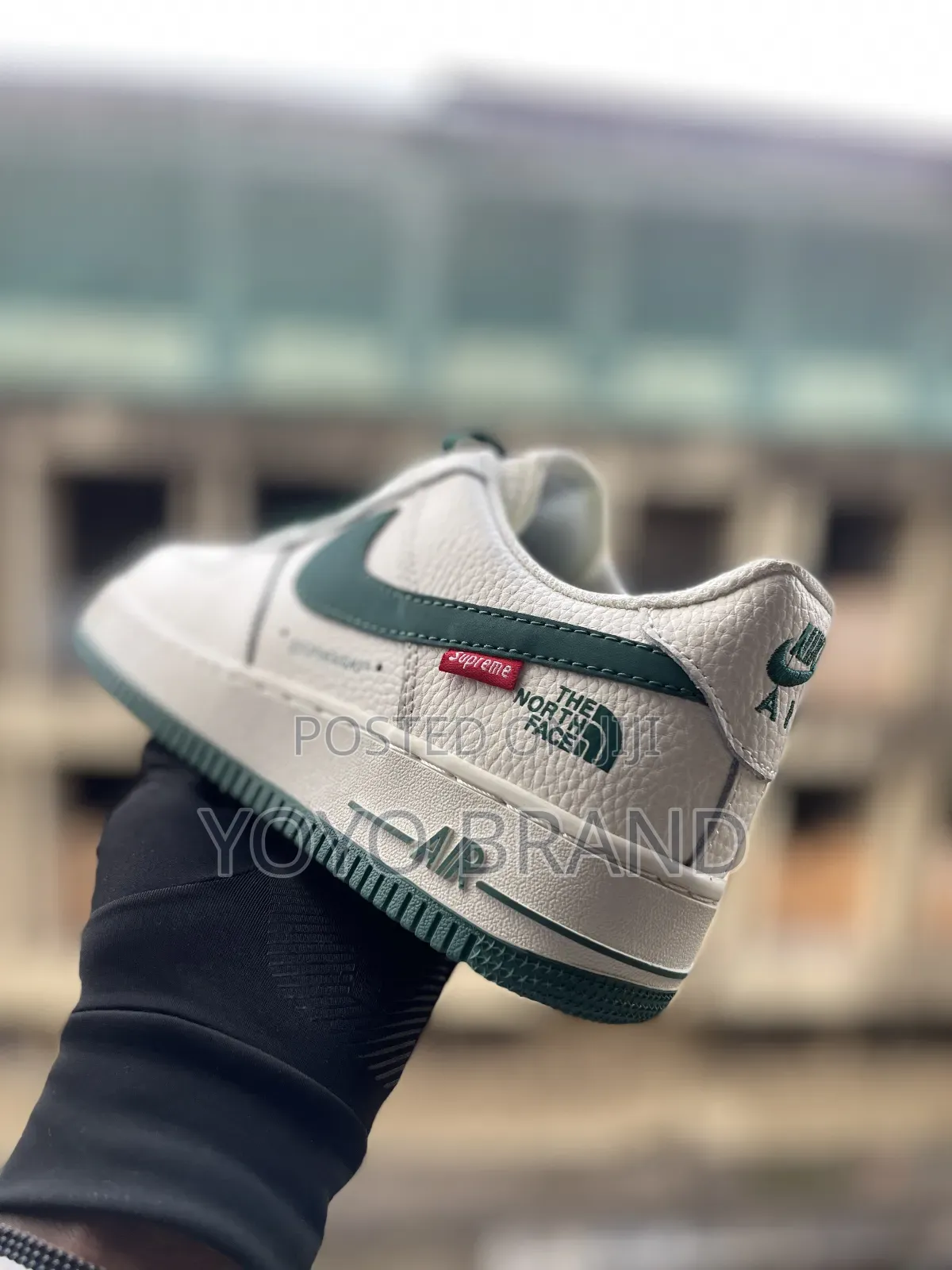 Nike Air Force 1 Low *The North Face White /Green Fashion Sneaker