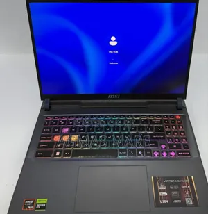 New Laptop MSI Vector 16 HX AI A2XWIG 16GB AMD Ryzen 9 SSD 1T