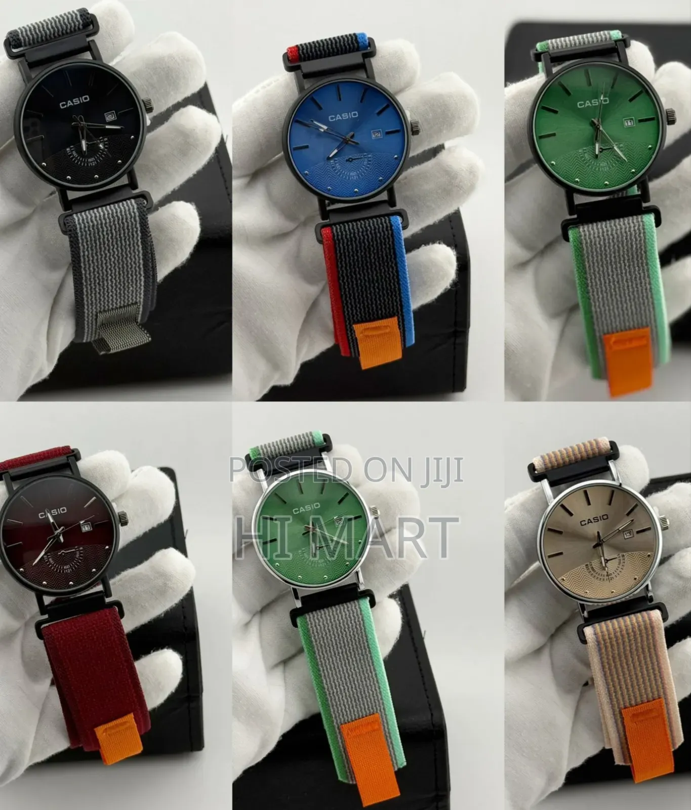 Casio High Quality Cloth Band Watch