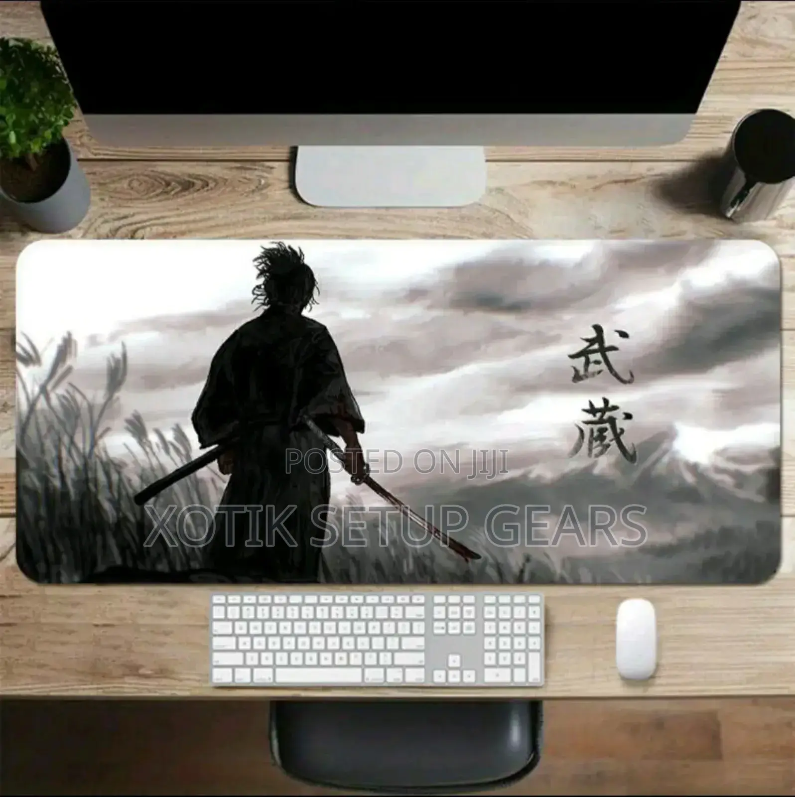 Miyamoto Musashi Japanese Samurai Themed Mouse Pad - Desk Mat