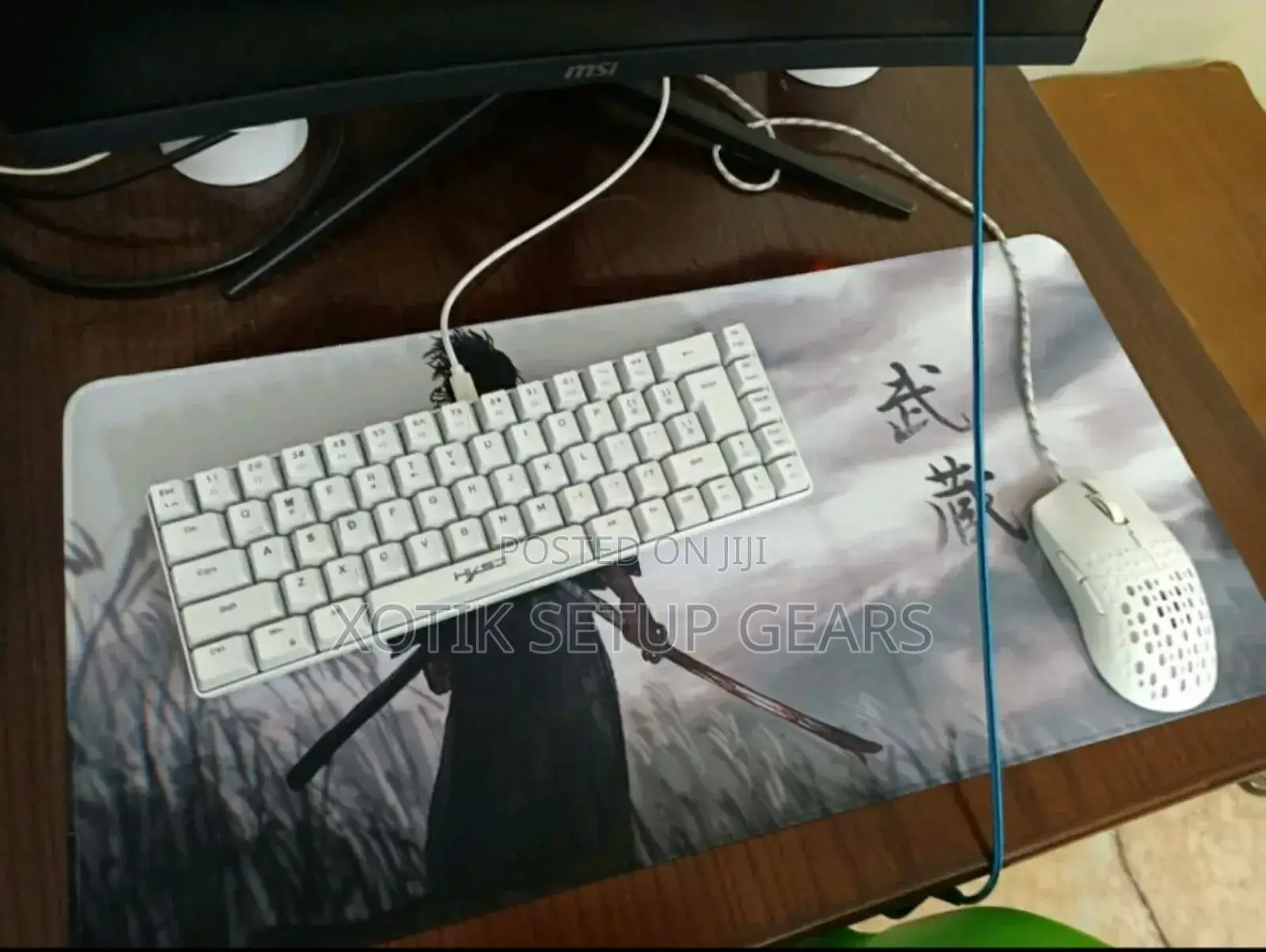 Miyamoto Musashi Japanese Samurai Themed Mouse Pad - Desk Mat