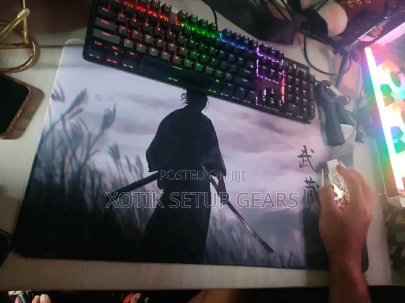 Miyamoto Musashi Japanese Samurai Themed Mouse Pad - Desk Mat