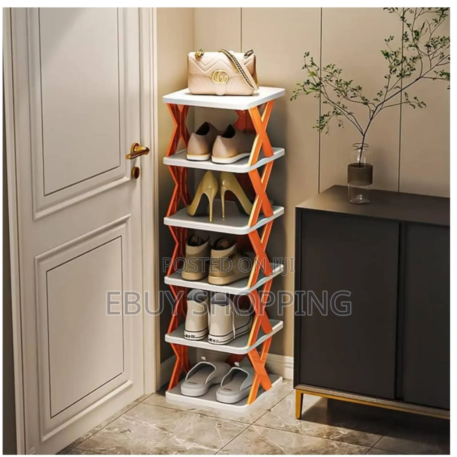 Creative 6-Layer Stackable Shoe Organizer Cabinet