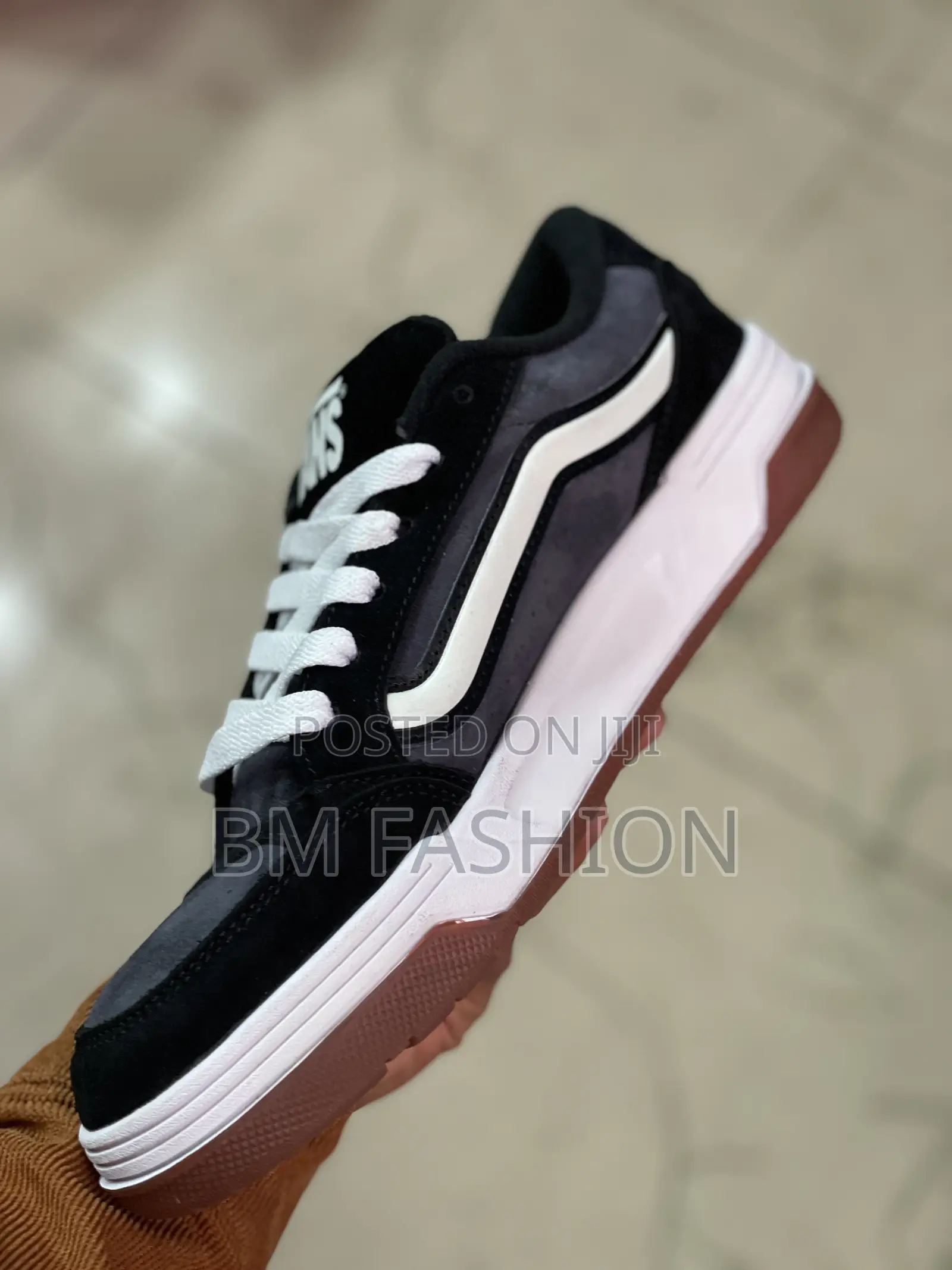 Vans Hylane Sneakers in a Black and Grey Colorway