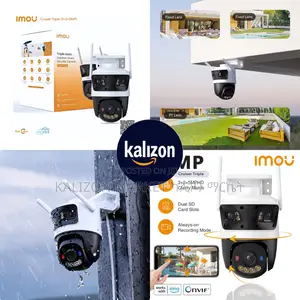 Wifi Imou Cruiser Triple Ip Security Camera ባለ ሶስት ሌንስ ካሜራ