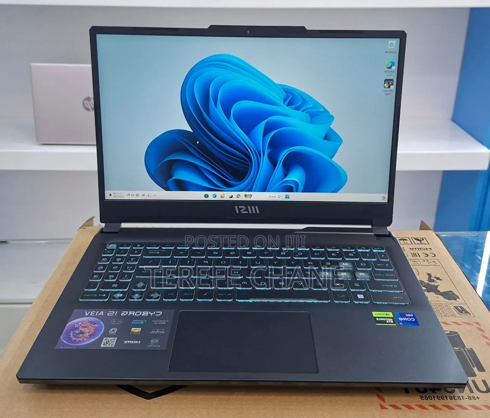 New Laptop MSI Cyborg 15 16GB Intel Core i7 SSD 512GB